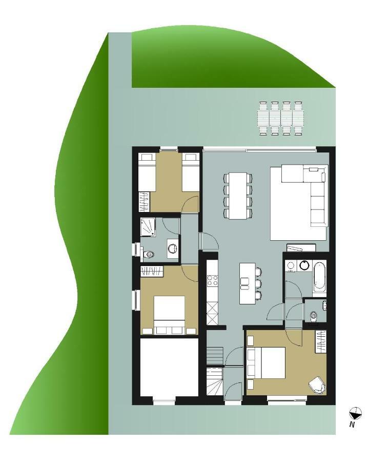Ferienwohnung Aan De Duinbossen De Haan Exterior foto